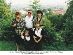 Krzysztof, Jolanta  & grandsons