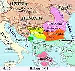 Balkans in 1911
