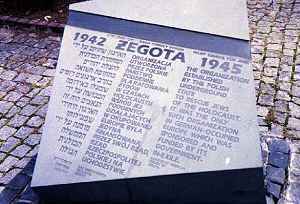 Zegota memorial